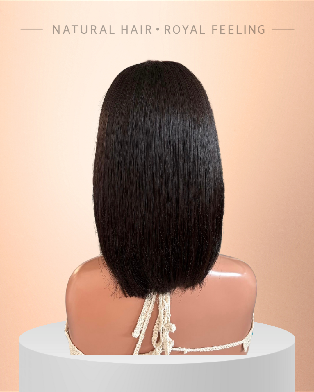 In stock! Model 012 Short, Natural Black 100% Virgin