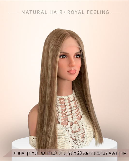 לייס טופ, בלונד כהה עם גוונים בז (שטני)