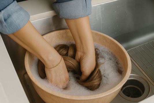 המדריך המלא: סודות מעצבי העל לחפיפה וייבוש פאת לייס משיער טבעי (שמירה על הברק ומניעת נשירה)