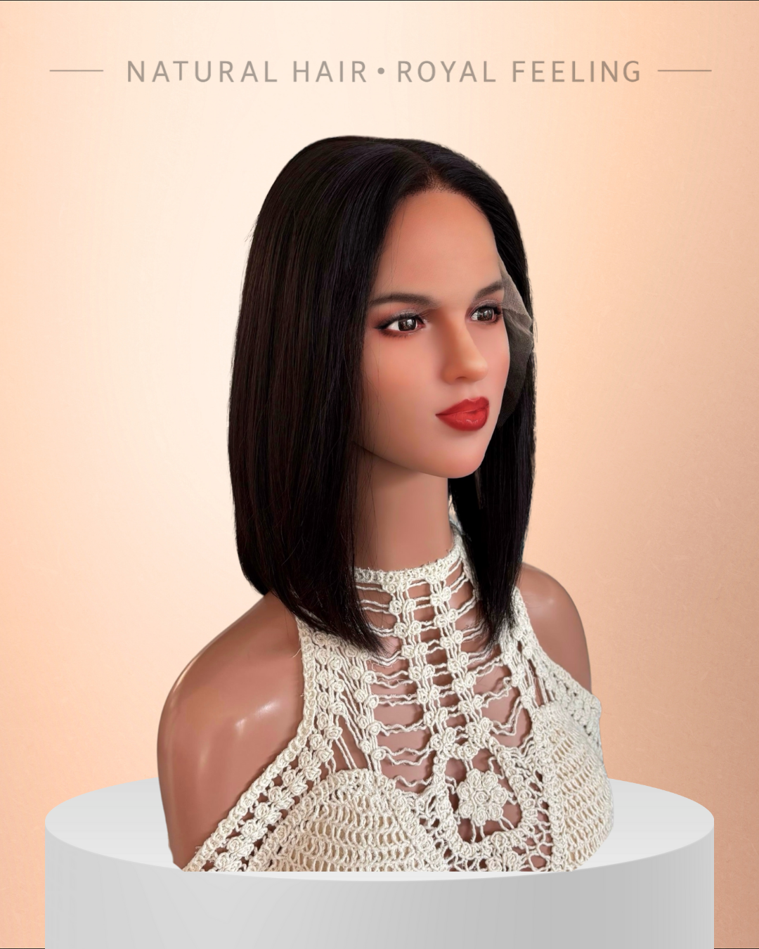 In stock! Model 012 Short, Natural Black 100% Virgin