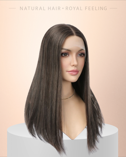 In stock! Model 021 - Brown with Subtle Ash Blonde Highlights