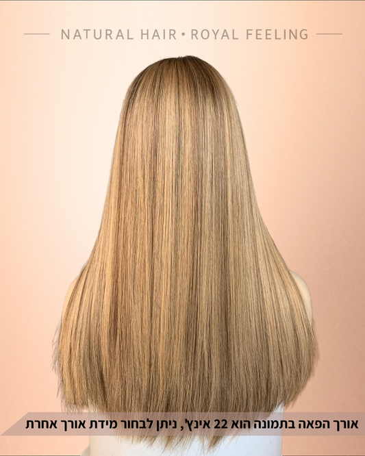 דגם 010 בלונד זהב עם שורש כהה